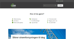Desktop Screenshot of lysenett.no
